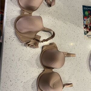 Women's Tan Underwire Bra Lot of 2 Third love